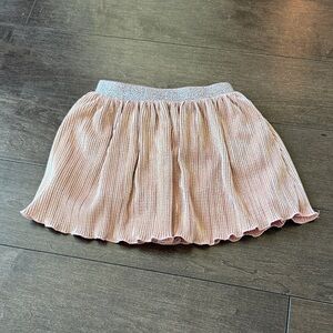 Hanna Andersson Plisse Pink Skirt 3T (90cm)